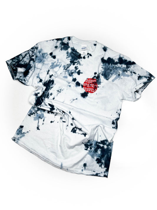 REGRETS BLACK DYE LOGO TEE