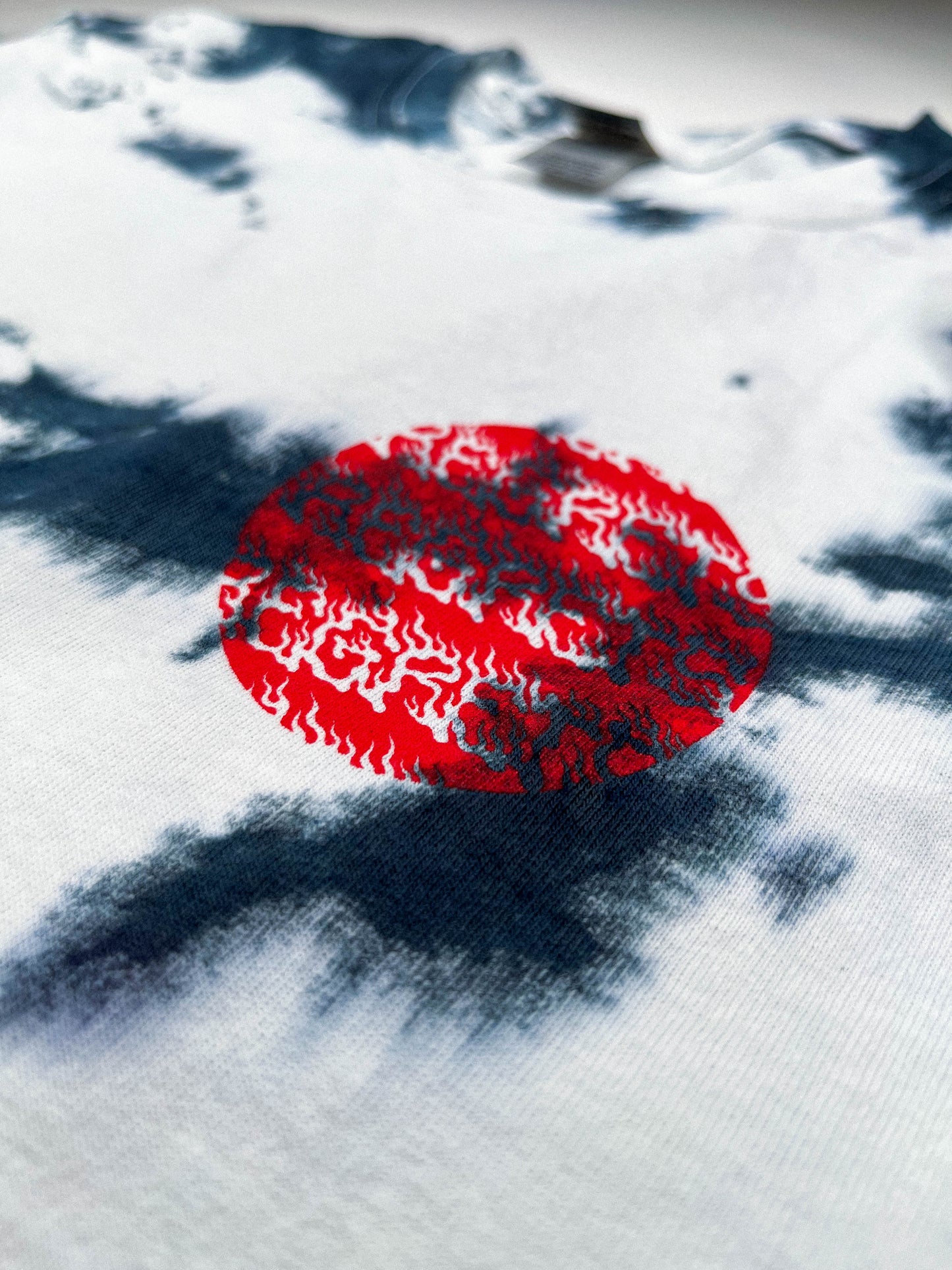 REGRETS BLACK DYE LOGO TEE
